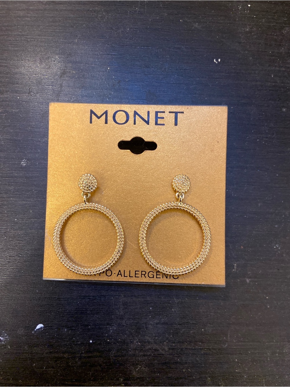 Monet & Claire’s Gold Earrings Arrangement - 4 Various Earrings